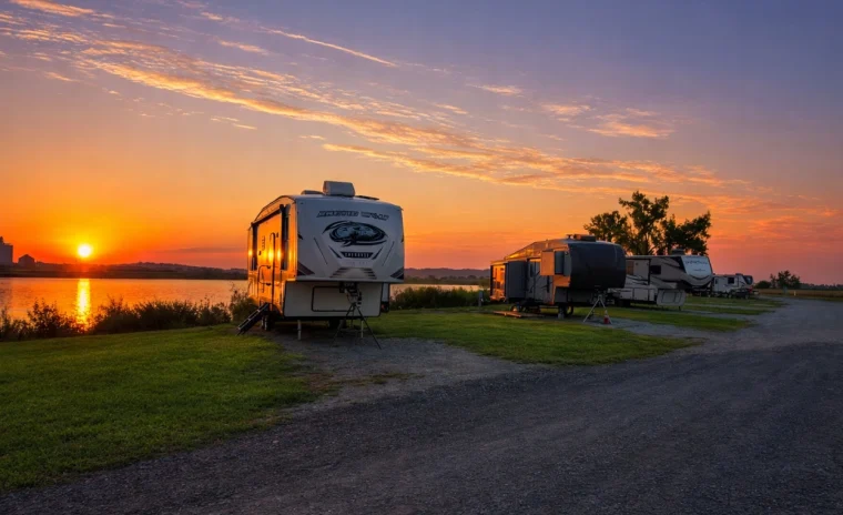 Beautiful RV Camping Hamburg IA